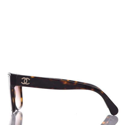 Chanel Acetate Butterfly Sunglasses 5386 Dark Tortoise 3 of 8