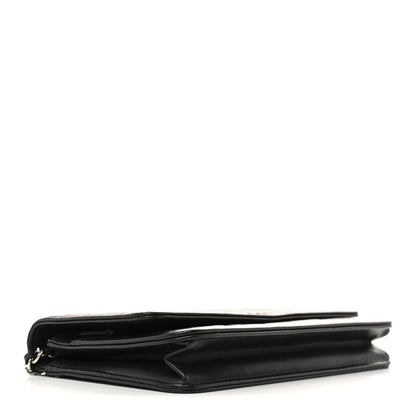 Chanel Lambskin Camellia Embossed Wallet on Chain WOC 4 of 15