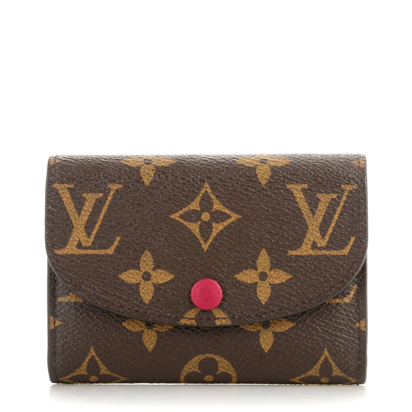 Monogram Rosalie Coin Purse Fuchsia