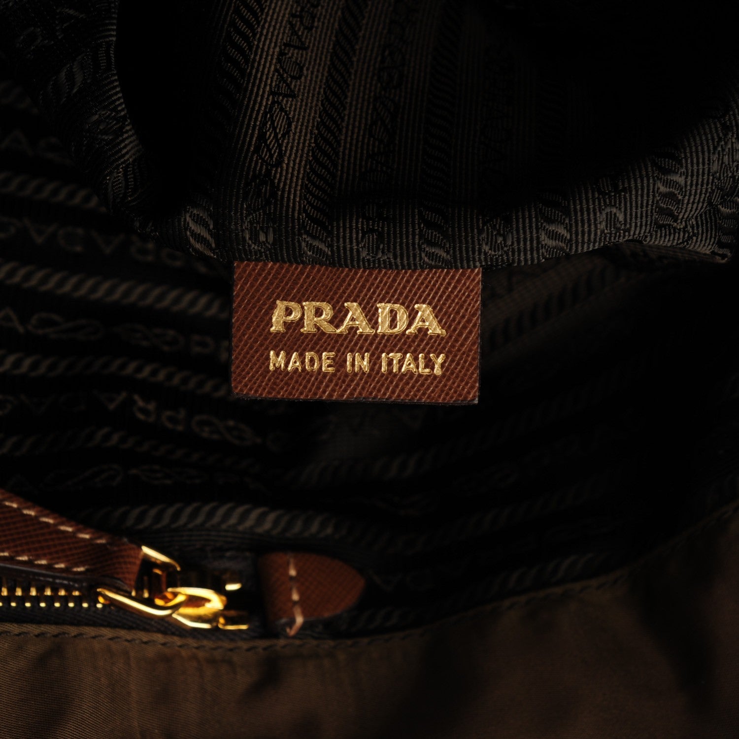 Prada Tessuto Nylon Saffiano Tote Bruciato 6 of 8