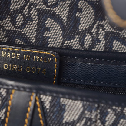 Christian Dior Monogram Saddle Bag Blue 7 of 7