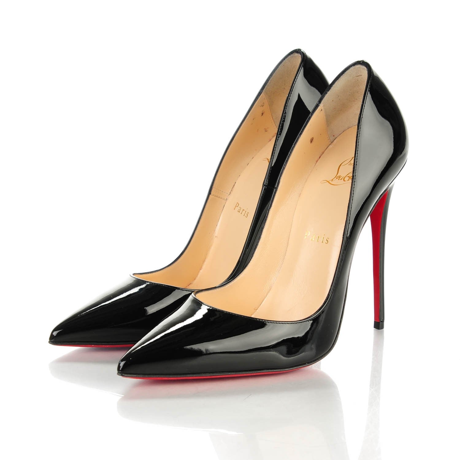 Christian Louboutin Patent So Kate 120 Pumps 39.5 Black 3 of 9