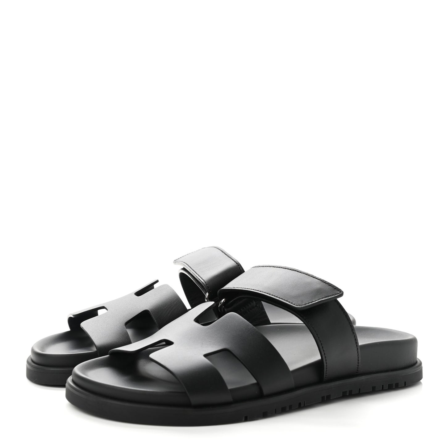 Calfskin Womens Chypre Sandals 36 Black