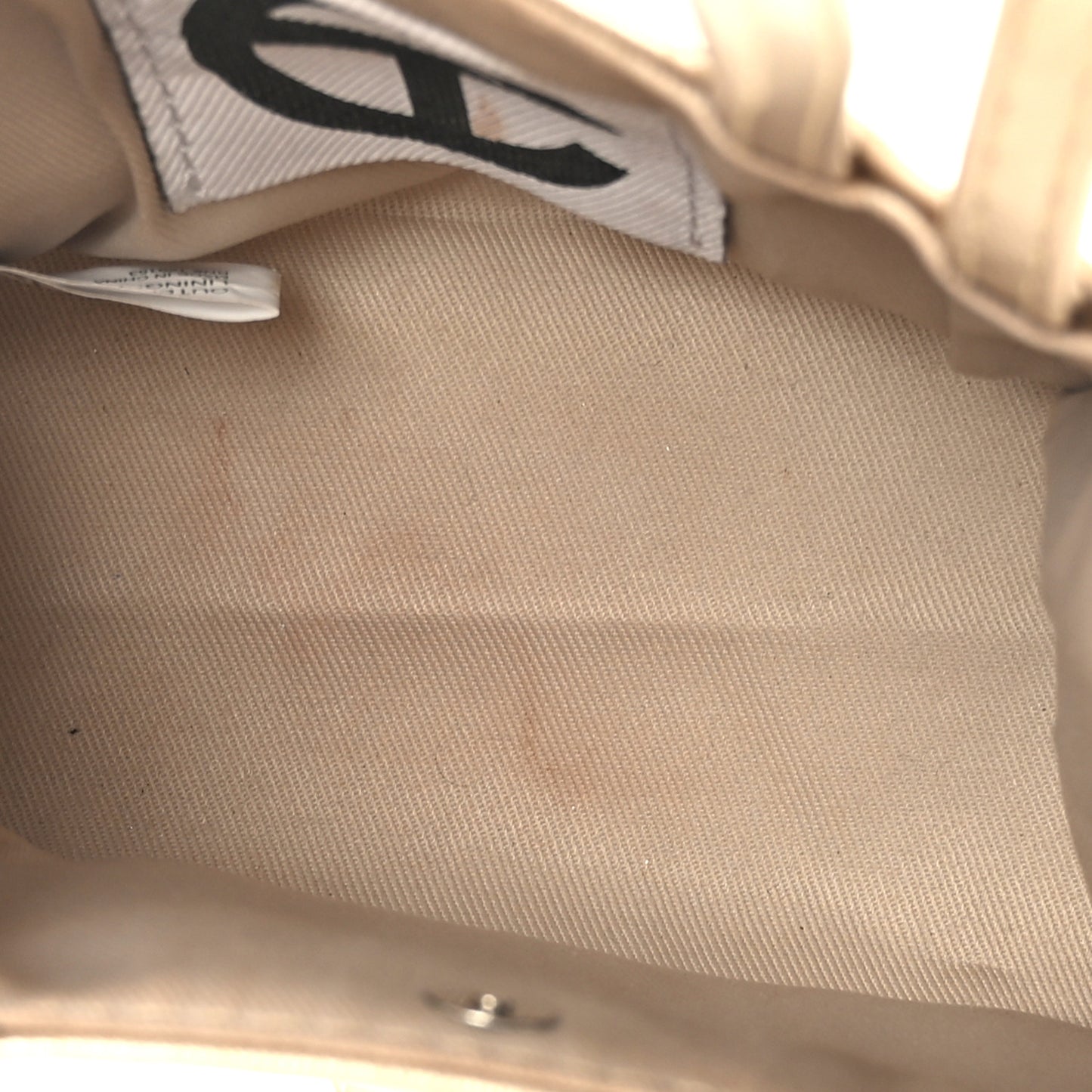 Metallic Vegan Leather Small Shopping Bag Gold