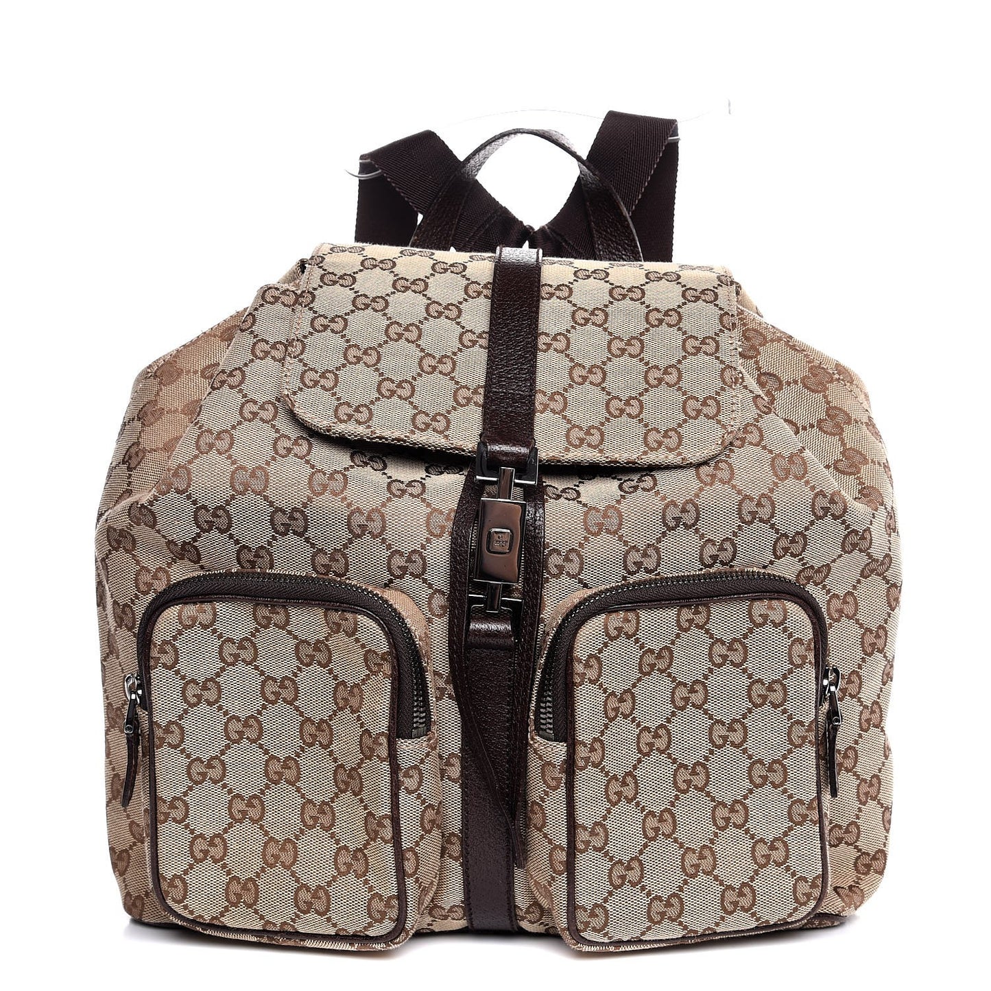 Monogram Backpack Dark Brown