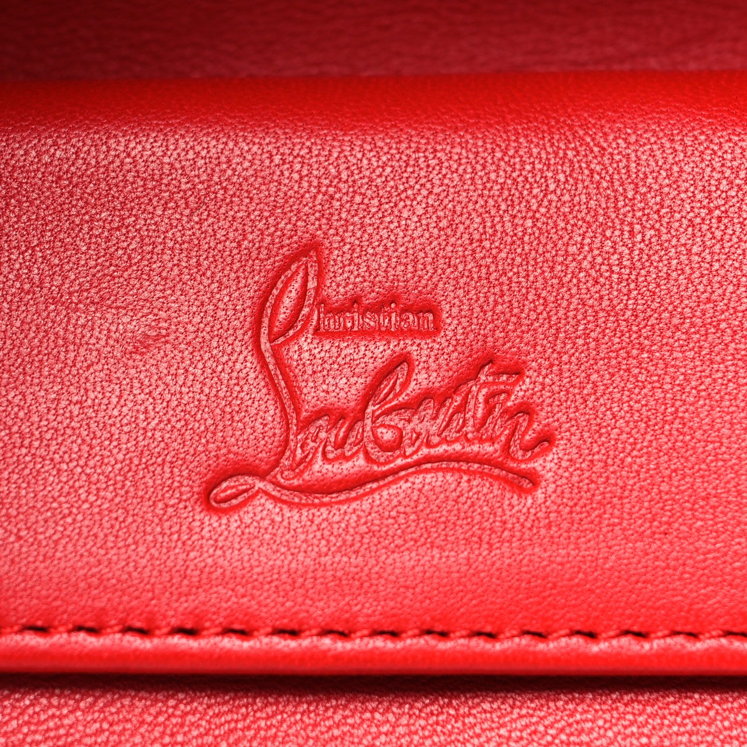 Christian Louboutin Calfskin Spiked Bi-Fold Wallet Black 7 of 11