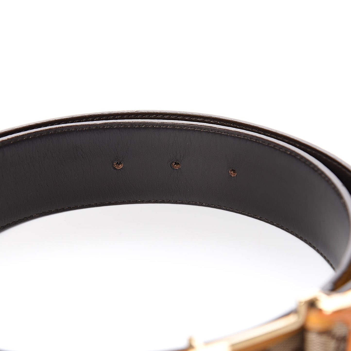 Monogram Boot Buckle Belt 80 32 Orange
