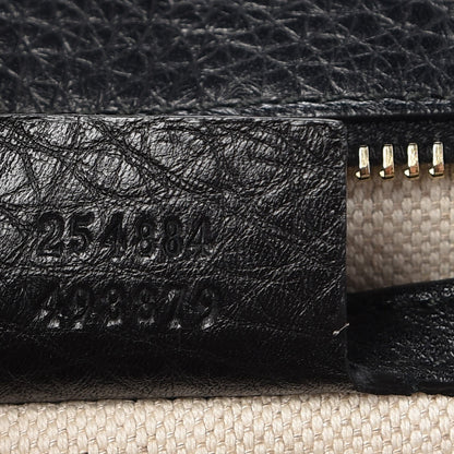 Gucci Calfskin Medium New Bamboo Top Handle Bag Black 8 of 9