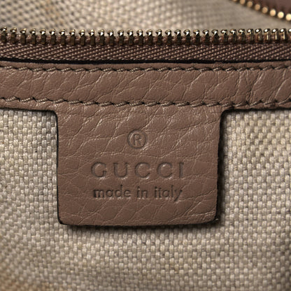Gucci Pebbled Calfskin Medium Soho Shoulder Bag Camelia 6 of 18