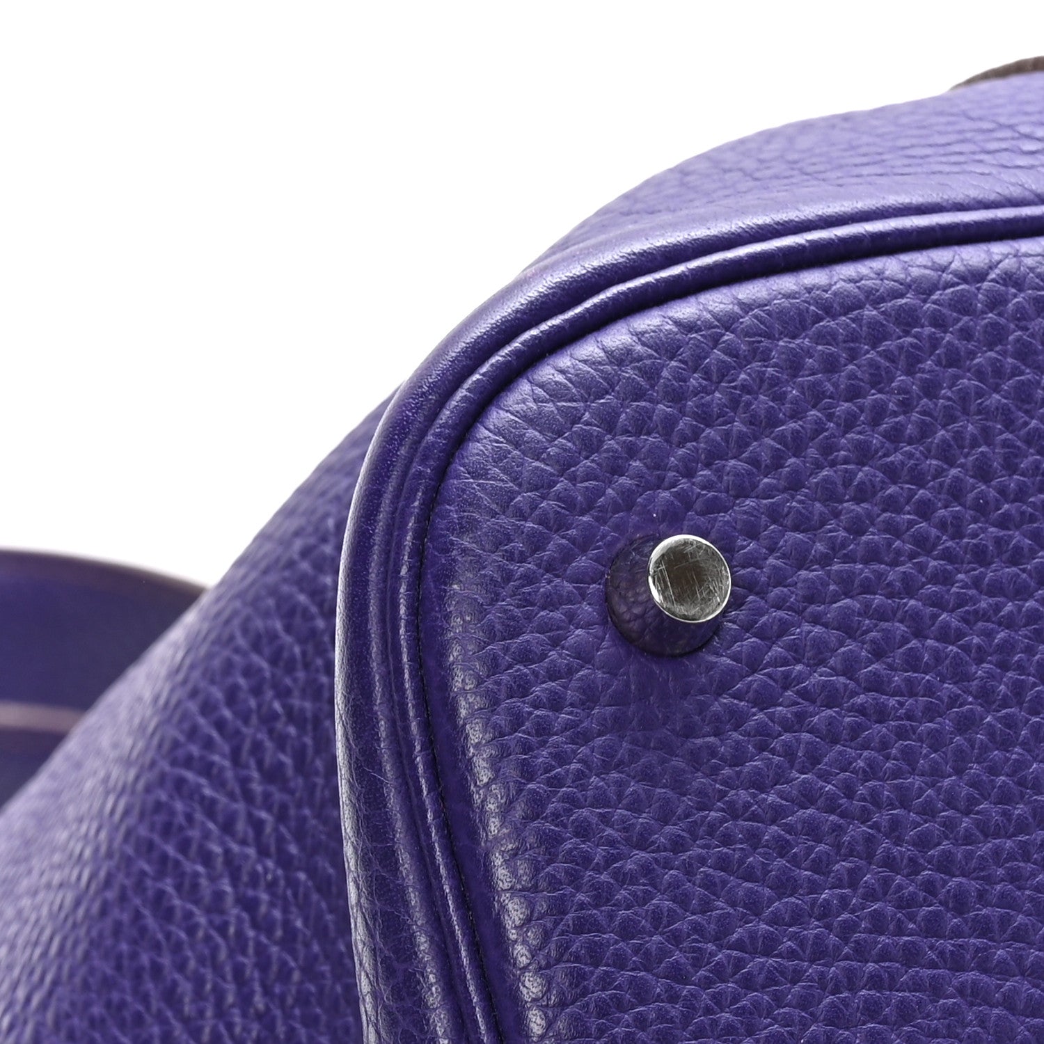 Hermes Taurillon Clemence Picotin Lock 26 GM Iris 10 of 11