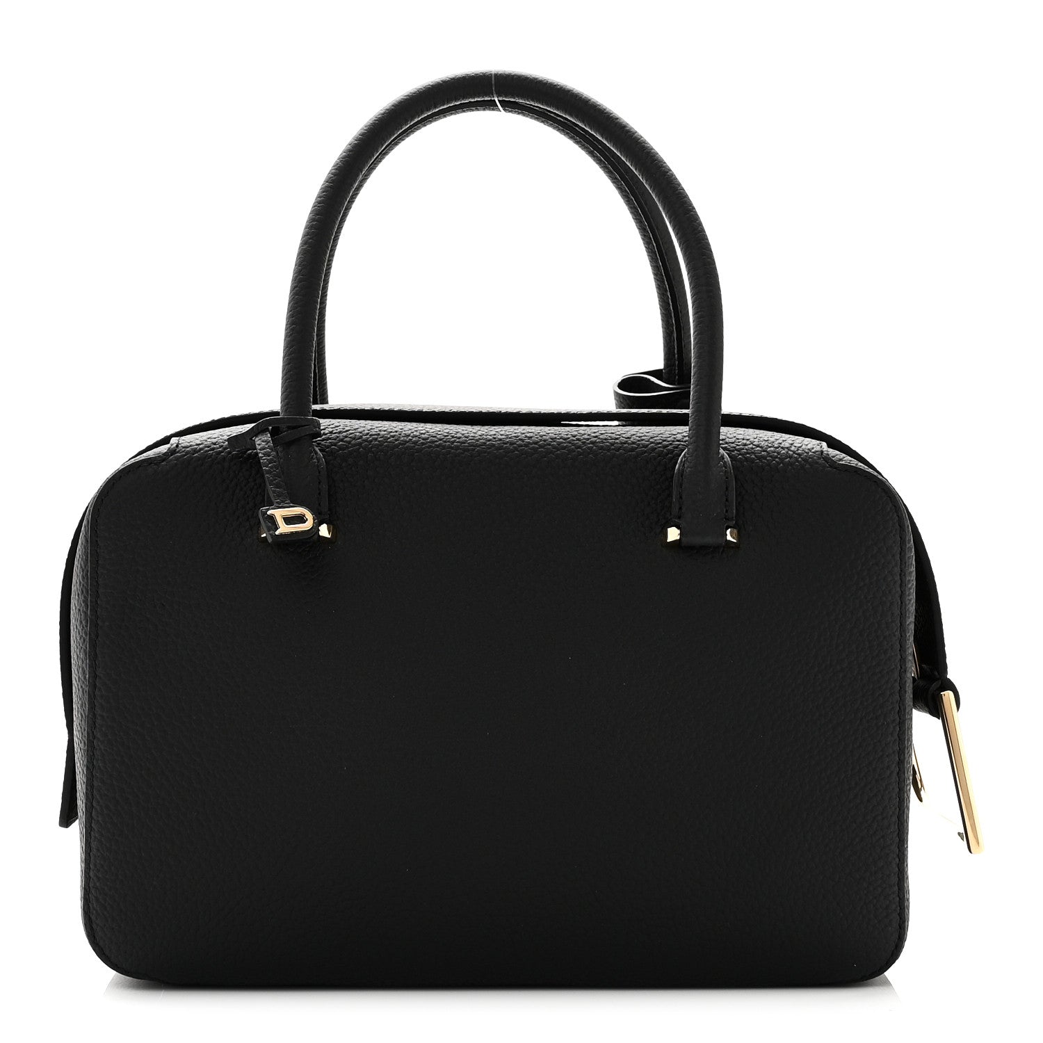 Delvaux Taurillon Soft Cool Box MM Satchel Black 1 of 10