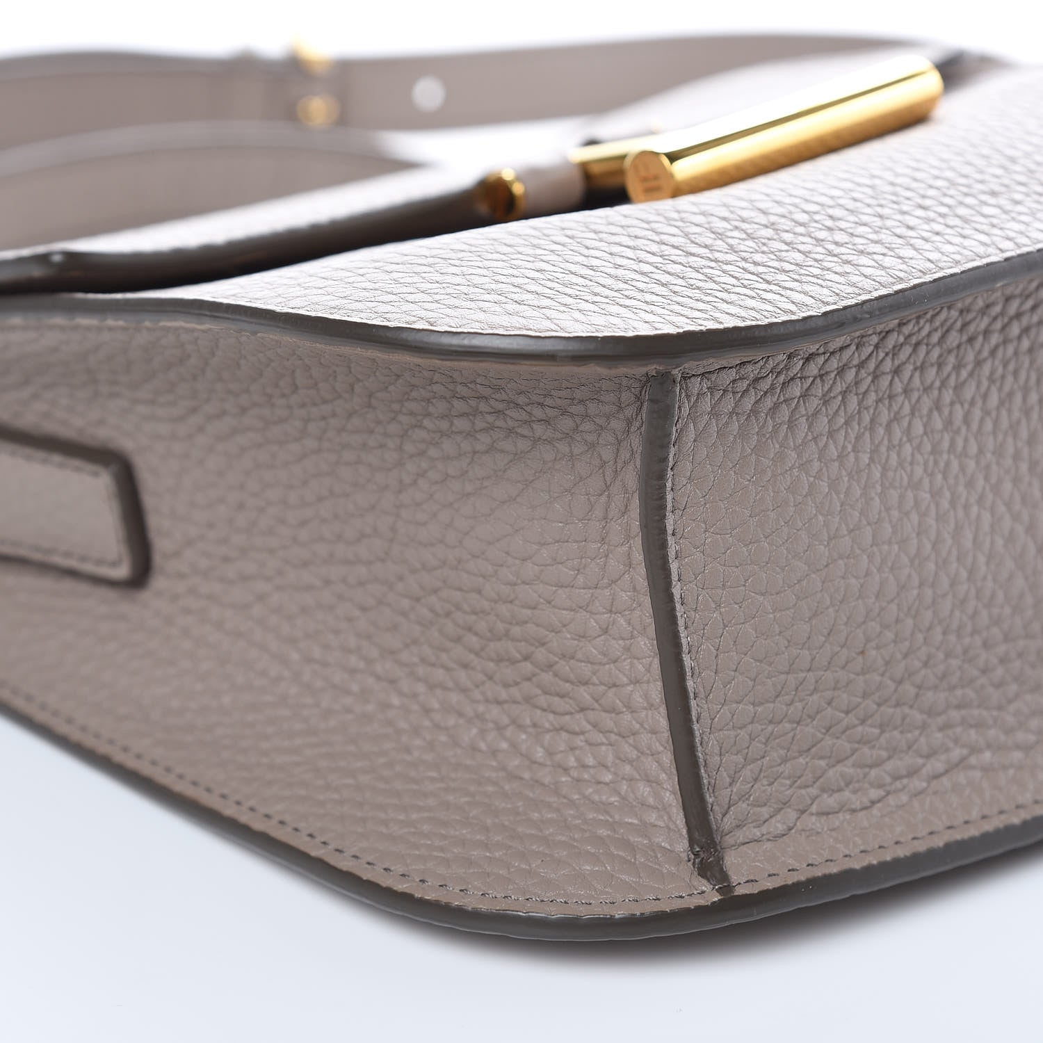 Tom Ford Calfskin Mini T Clasp Tara Crossbody Bag Taupe 8 of 10