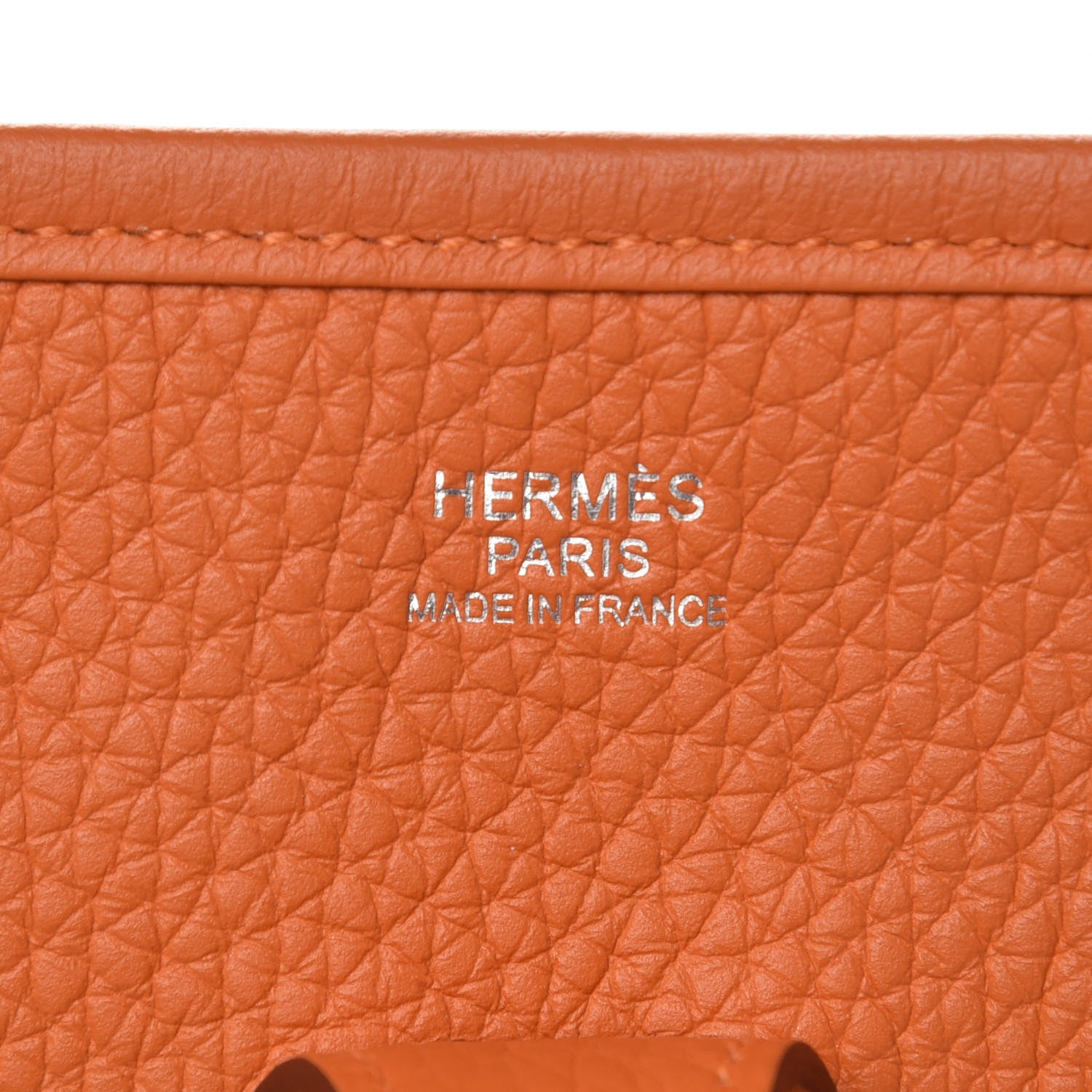 Hermes Taurillon Clemence Evelyne III PM Orange 6 of 13
