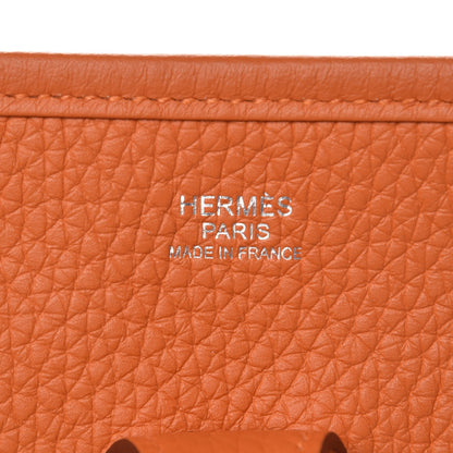 Hermes Taurillon Clemence Evelyne III PM Orange 6 of 13
