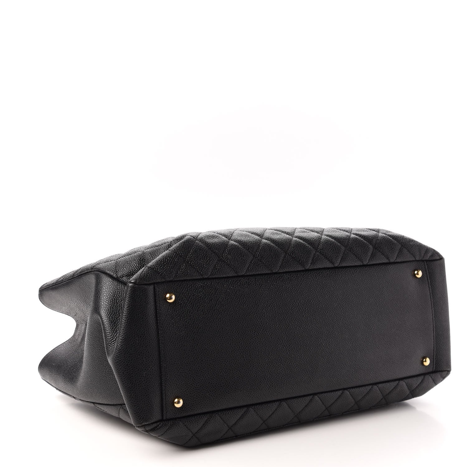 Chanel Caviar Quilted XL Grand Shopping Tote GST Black 4 of 10