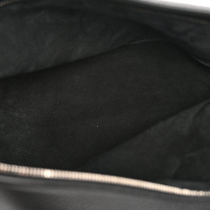 The Row Grained Calfskin Large Slouchy Banana Bag Black 5 of 10