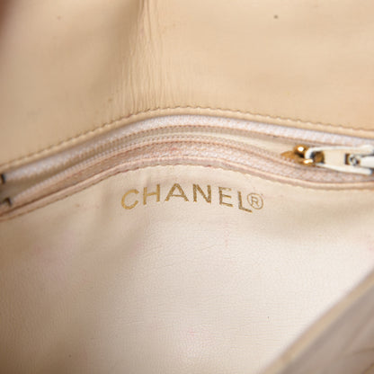 Chanel Caviar Quilted Mini Square Flap White 8 of 20