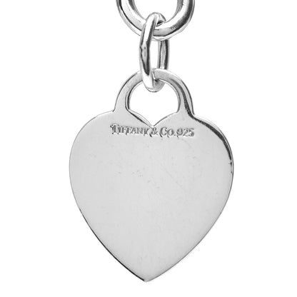 Tiffany Sterling Silver Heart Tag Charm Bracelet 3 of 3
