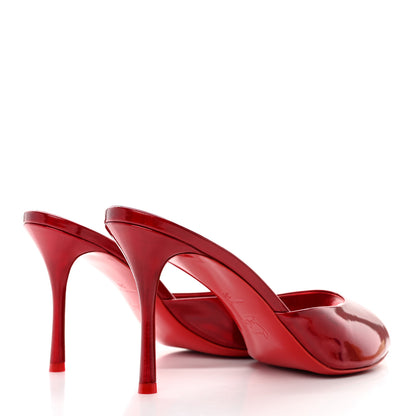 Christian Louboutin Metallic Patent Me Dolly 85 Pumps 39 Loubi 4 of 9