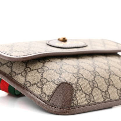 Gucci GG Supreme Monogram Neo Vintage Web Belt Bag Brown 9 of 10