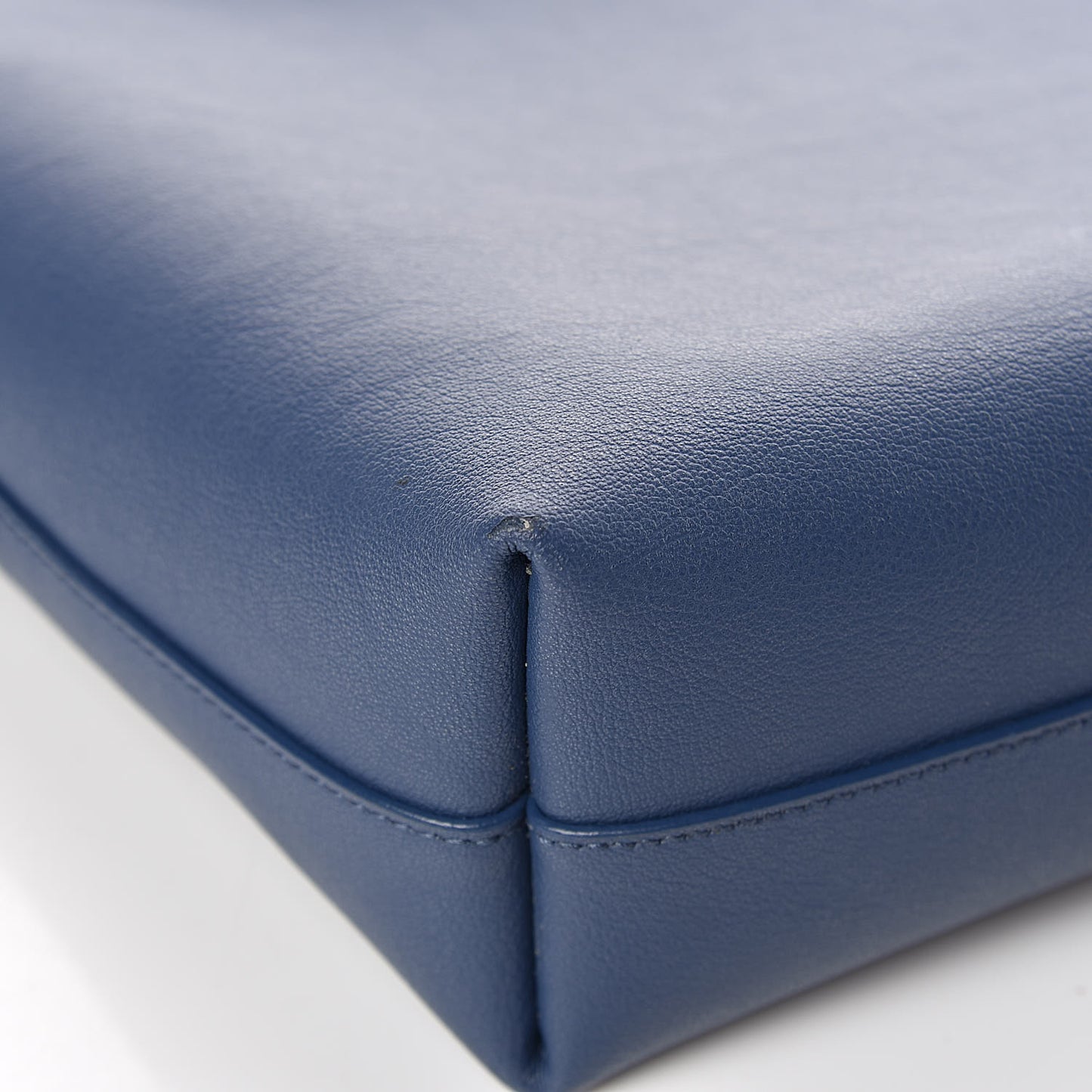 Calfskin Toy Shopping Tote Denim