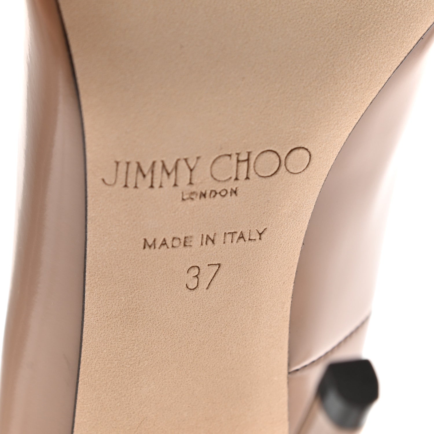 Jimmy Choo Patent Anouk 100 Pumps 37 Ballet Pink 6 of 7
