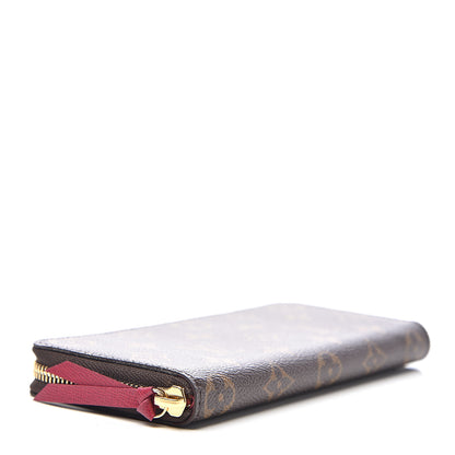 Louis Vuitton Monogram Clemence Wallet Fuchsia 3 of 5