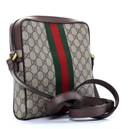 Gucci GG Supreme Monogram Web Small Ophidia Messenger Bag Brown 3 of 14
