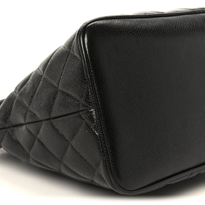Chanel Caviar Quilted Medallion Tote Black 10 of 11