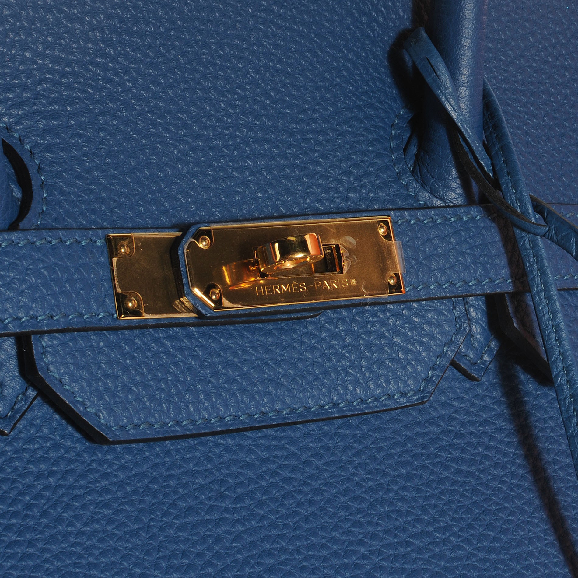 Hermes Togo Birkin 35 Bleu de Galice 8 of 9