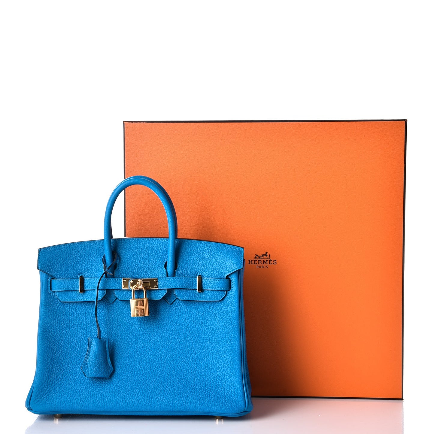 Togo Birkin 25 Bleu Zanzibar