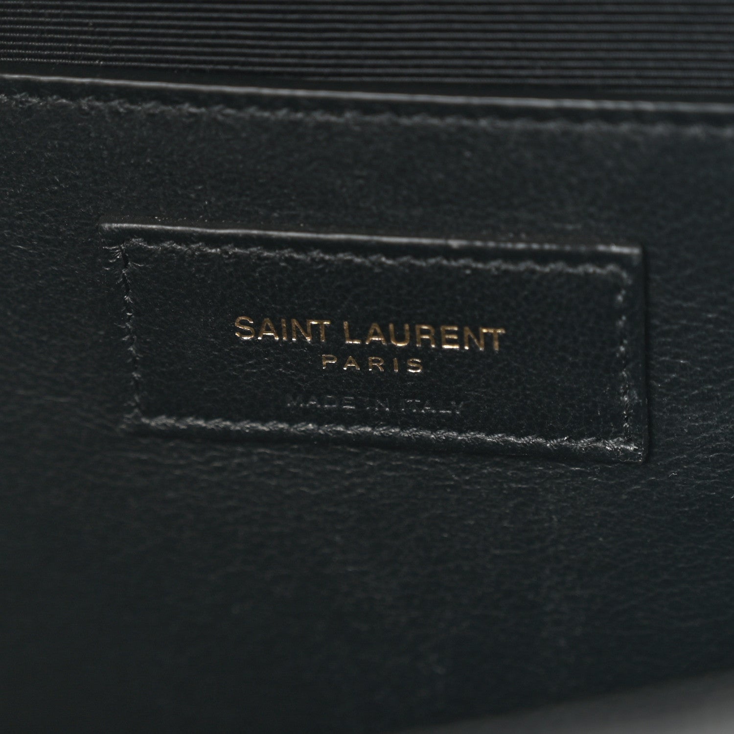 Saint Laurent Grain De Poudre Medium Classic Monogram Kate Satchel Black 6 of 12