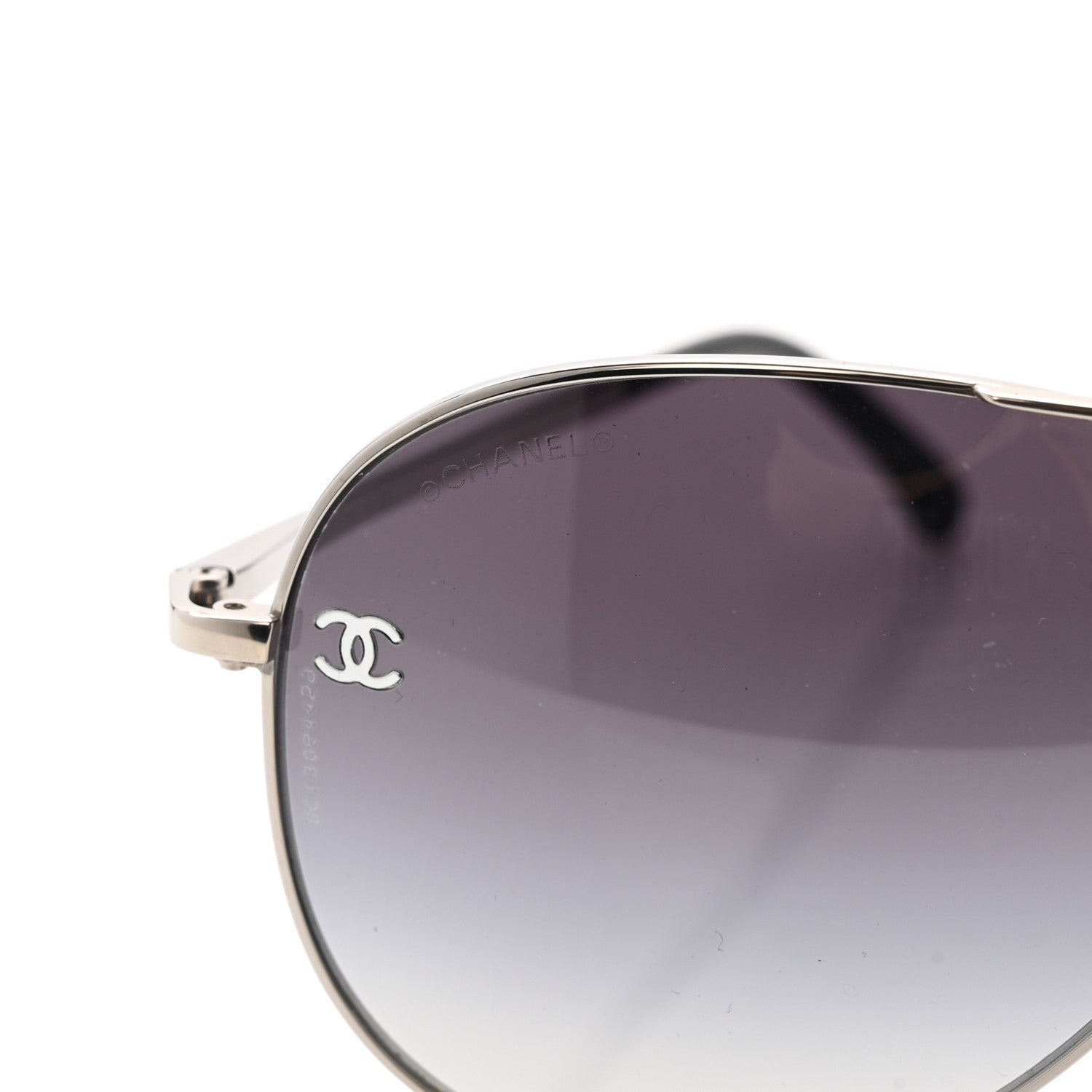 Chanel Aviator CC Sunglasses 4189-T-Q Black 1805509 – FASHIONPHILE