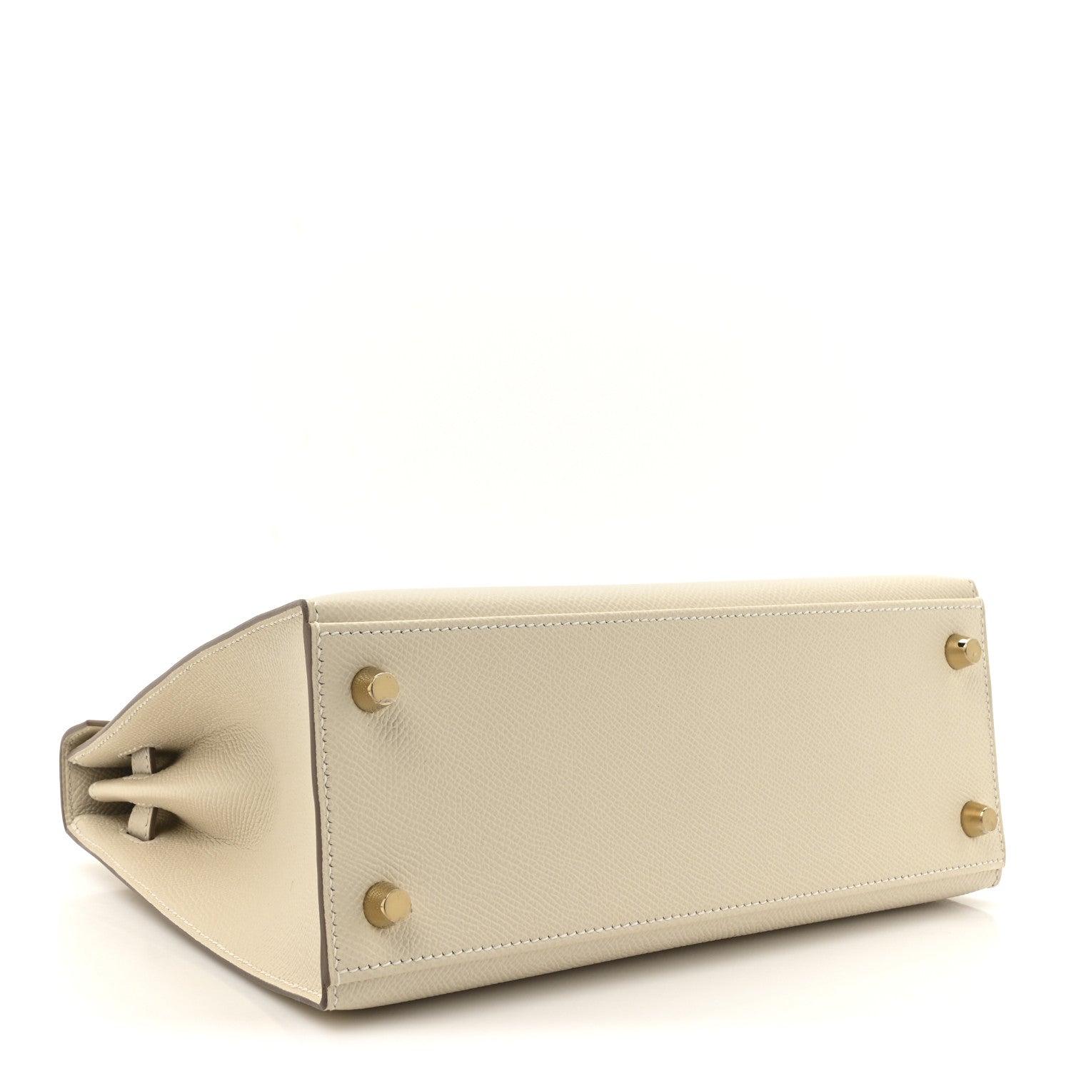 Hermes Epsom Kelly Sellier 25 Craie 4 of 11