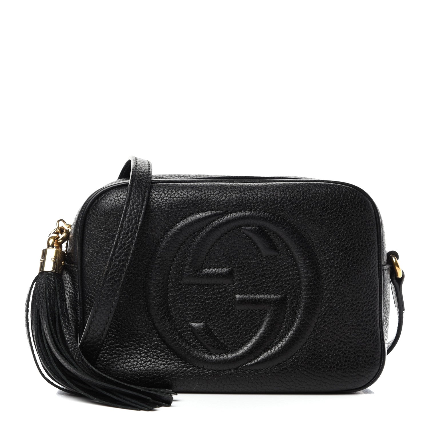 Gucci Pebbled Calfskin Small Soho Disco Bag Black 1 of 11