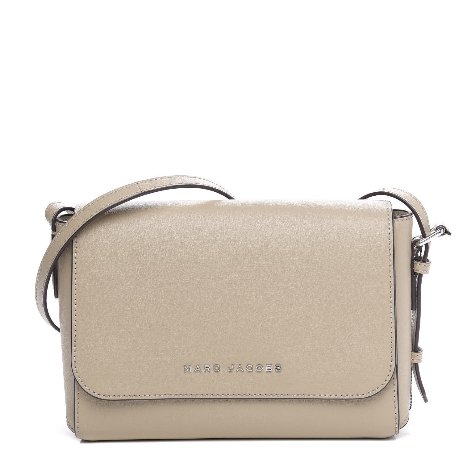 Marc Jacobs Calfskin Medium The Commuter Crossbody Beige 2 of 10