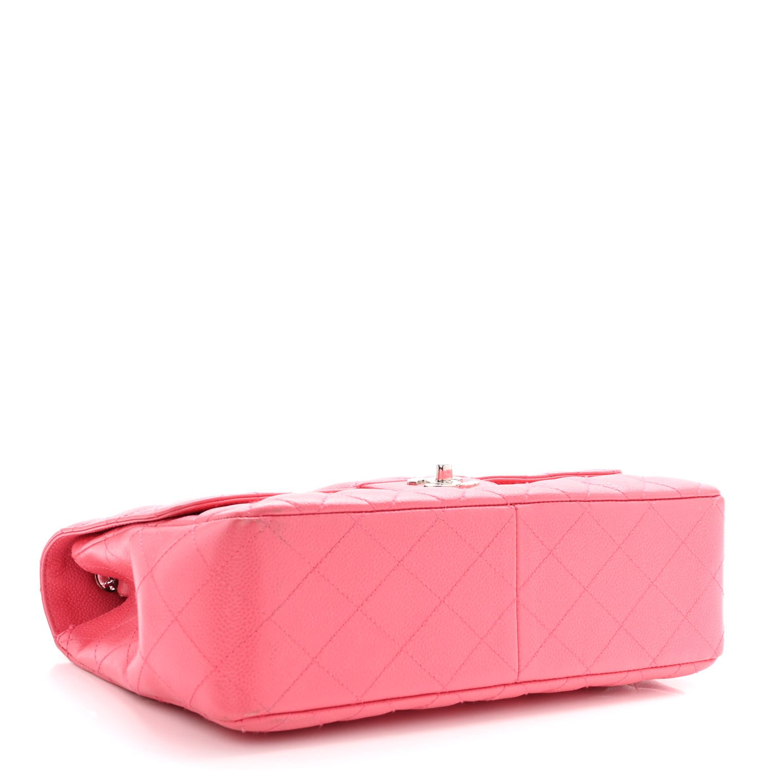Chanel Caviar Quilted Jumbo Double Flap Pink 4 of 12