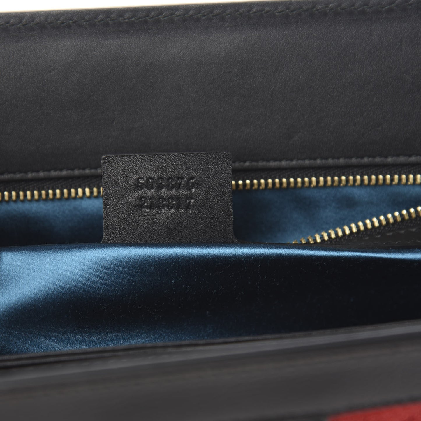 Suede Patent Web Medium Ophidia Chain Shoulder Bag Hibiscus Red Black