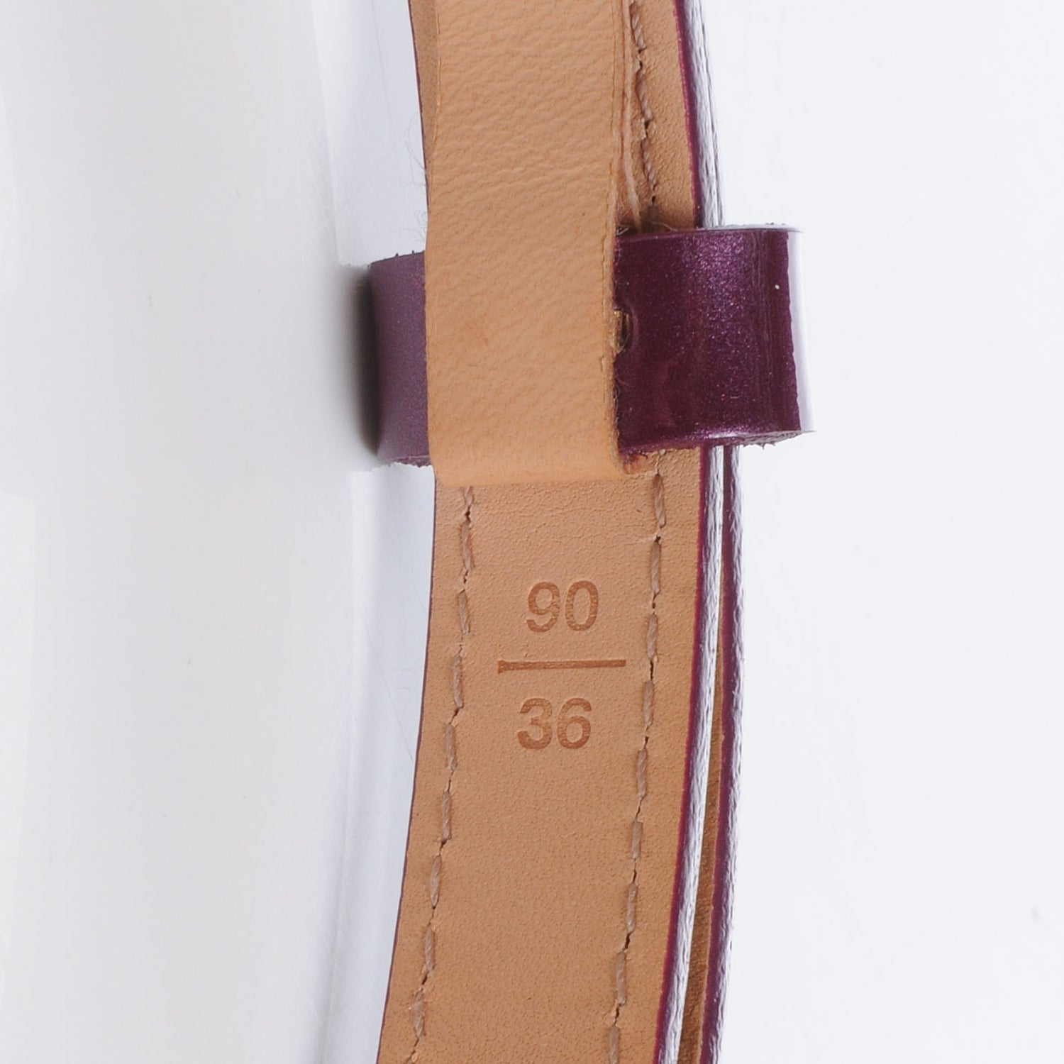 Louis Vuitton Vernis Pampilles Belt 90 36 Violet 7 of 9