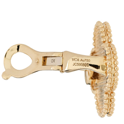 Van Cleef & Arpels 18K Yellow Gold Magic Alhambra Earrings 4 of 4