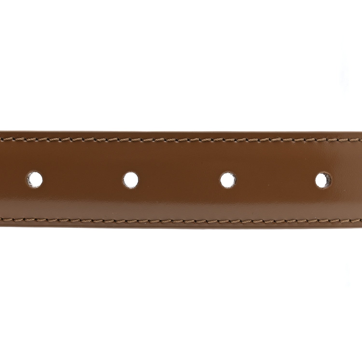 Celine Box Calfskin Medium 25mm Triomphe Belt 95 Tan 5 of 6