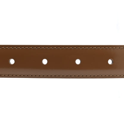 Celine Box Calfskin Medium 25mm Triomphe Belt 95 Tan 5 of 6