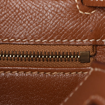 Hermes Courchevel Kelly Sellier 32 Gold 38 of 41