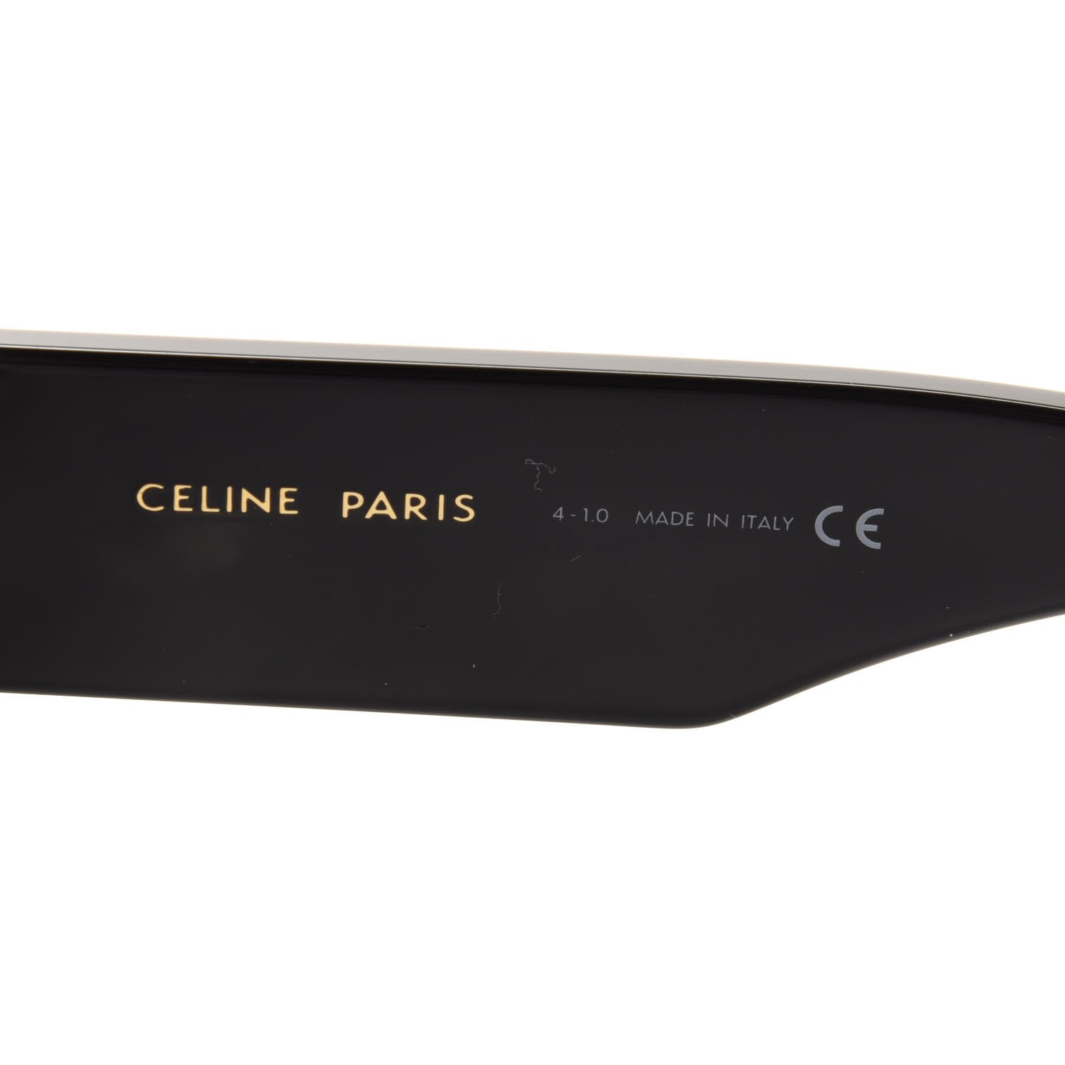 Celine Acetate Rectangular Sunglasses CL400921 Black 6 of 8