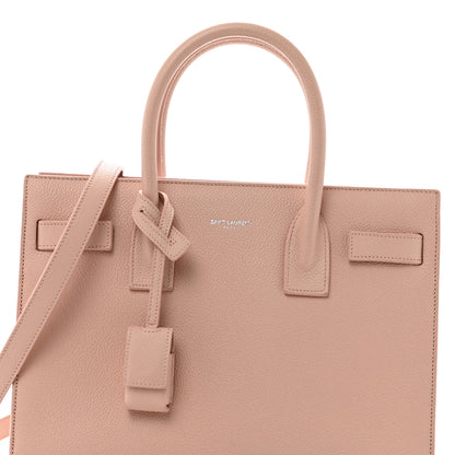 Saint Laurent Grained Calfskin Baby Sac De Jour Pale Pink 7 of 11