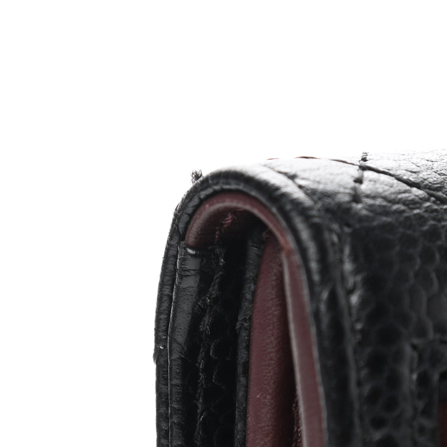 Caviar Quilted Compact Flap Wallet Black