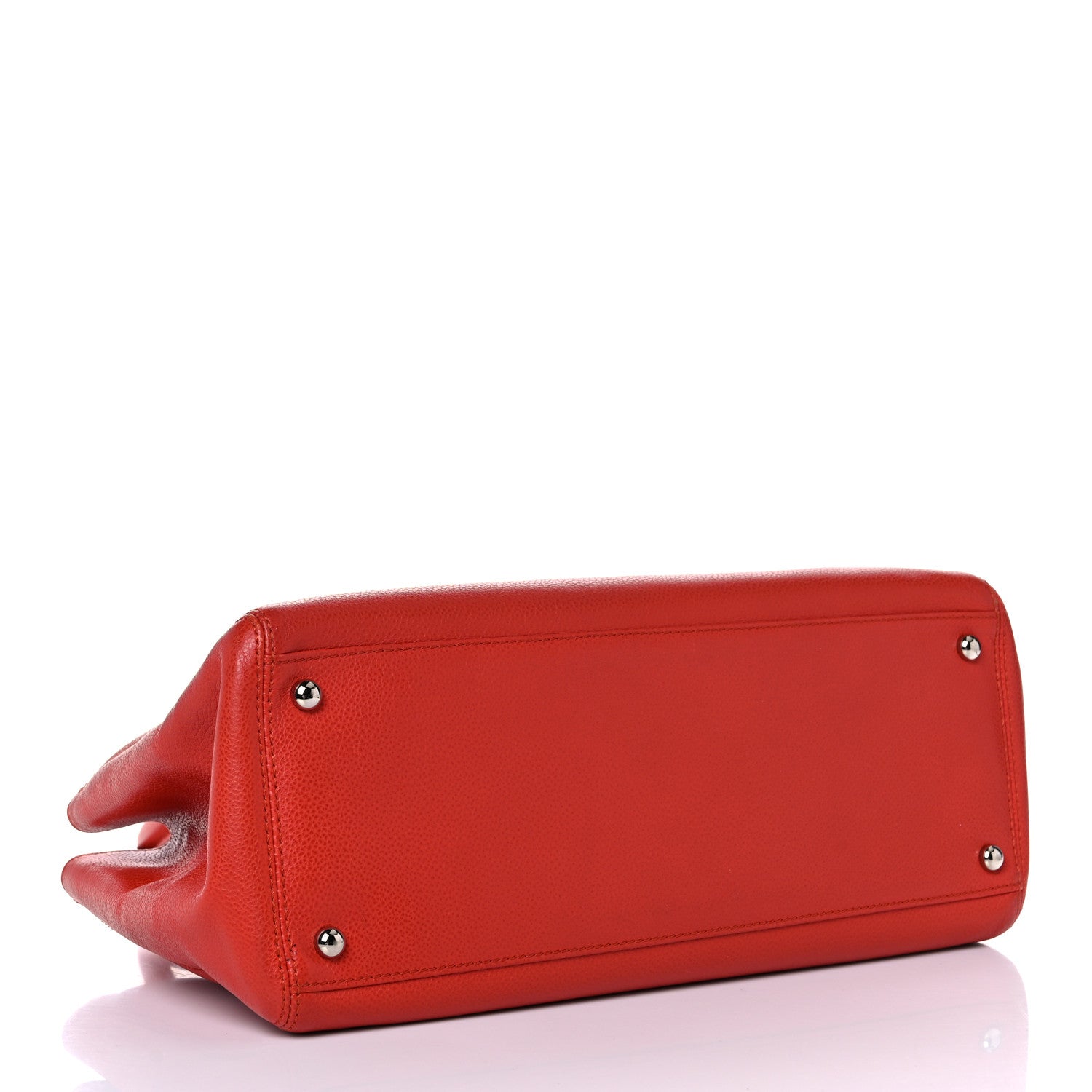Chanel Calfskin Small Cerf Shopper Tote Red 4 of 21
