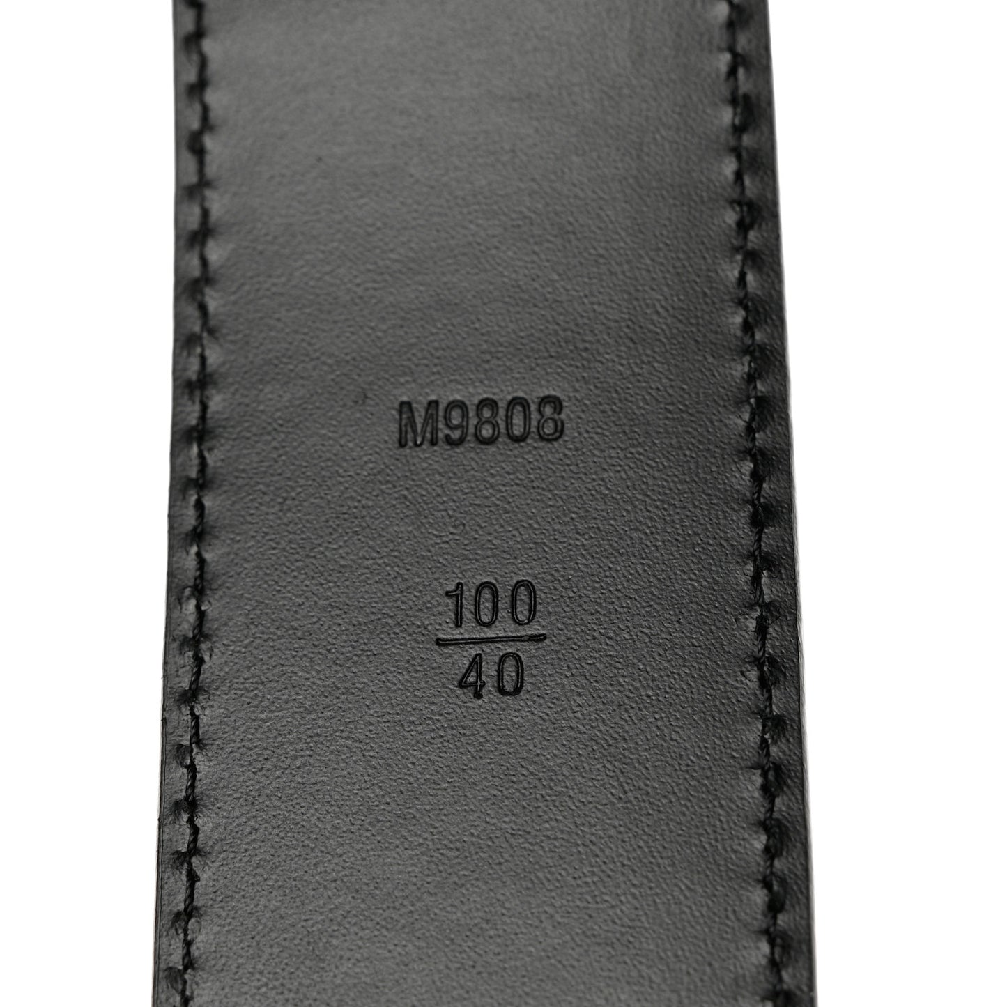 Damier Graphite 40mm LV Initiales Belt 90 36
