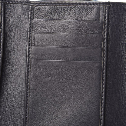 Christian Dior Metallic Patent Micro-Cannage Diorama Elancee Wallet Mirror Blue 10 of 10