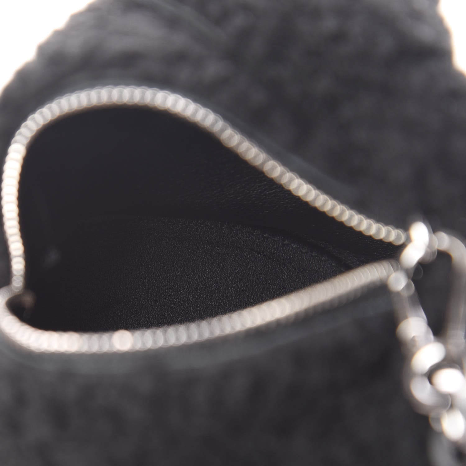 Loewe Shearling Mini Bunny Crossbody Bag Black 5 of 7